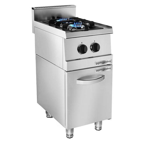GGM Gastro | Gasfornuis - 6 kW - 2-pits - incl. onderbouw |, Zakelijke goederen, Horeca | Overige, Verzenden