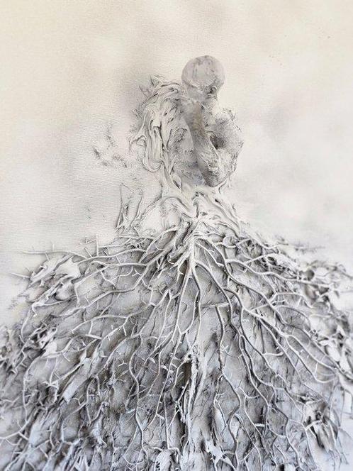 Nicole Lubbers - Deep roots, Antiek en Kunst, Kunst | Schilderijen | Modern