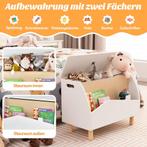 Speelgoedkist - Speelgoedkast - Opberkist - 60x30x44 cm - Wi, Verzenden, Zo goed als nieuw