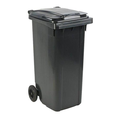 Afvalcontainer 140 liter grijs, Huis en Inrichting, Woonaccessoires | Prullenbakken, Nieuw, 40 liter of meer, Kunststof, 75 cm of meer