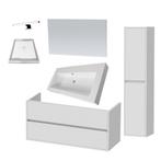Badkamermeubelset NEXXT 120-1 Hoogglans Wit, Ophalen of Verzenden, Nieuw, Bad