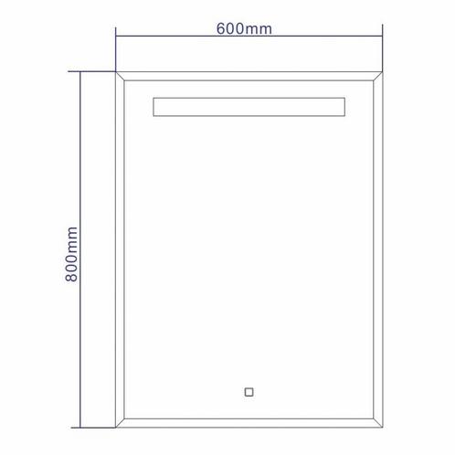 Miracle Led Spiegel 60x80 cm, Huis en Inrichting, Woonaccessoires | Spiegels, Ophalen of Verzenden