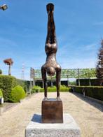 sculptuur, Performing athlete - 66 cm - Brons, Antiek en Kunst