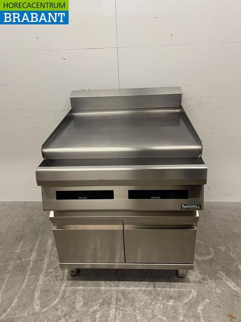 RVS Zernike Flashgrill Bakplaat Glad 2 zones 80 cm 400V, Zakelijke goederen, Horeca | Keukenapparatuur, Gebruikt, Ophalen of Verzenden