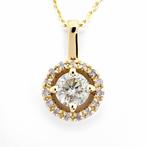 Zonder Minimumprijs - Hanger - 14 karaat Geel goud - 0.56ct., Sieraden, Tassen en Uiterlijk, Antieke sieraden