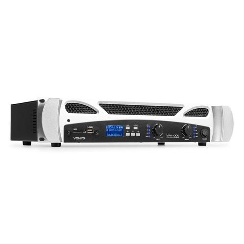 Vonyx VPA1000 versterker 2x 500W met Bluetooth en mp3 speler, Audio, Tv en Foto, Versterkers en Receivers, Nieuw, Verzenden