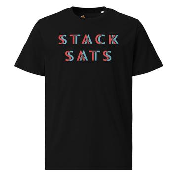 Bitcoin t-shirt - Stack Sats -100% Biologisch Katoen
