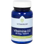 VitaKruid Vitamine D3 25 mcg - 120 Tabletten, Verzenden, Nieuw