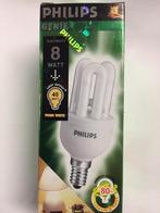 Philips Genie spaarlamp 8W E14 kleine fitting, Huis en Inrichting, Lampen | Losse lampen, Nieuw, Stick, Minder dan 30 watt, E14 (klein)