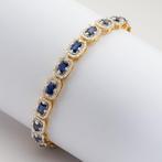 Zonder minimumprijs - Armband Zilver Saffier - Vintage, Nieuw