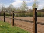 Houten omheining | Afrastering weiland | Hekwerk paardenbak, Nieuw, Tuinhek, Hout