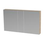 Spiegelkast Tiger S-line 120 cm Met 2 Deuren Naturel Eik, Doe-het-zelf en Verbouw, Ophalen of Verzenden, Nieuw, Bad