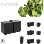 Q-LINK - Wandcontactdoos - Opbouw - 1-voudig Stopcontact -, Doe-het-zelf en Verbouw, Elektra en Kabels, Ophalen of Verzenden, Nieuw