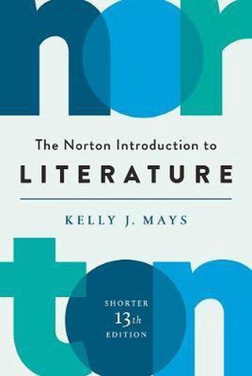 9780393664942 The Norton Introduction to Literature, Boeken, Schoolboeken, Zo goed als nieuw, Verzenden