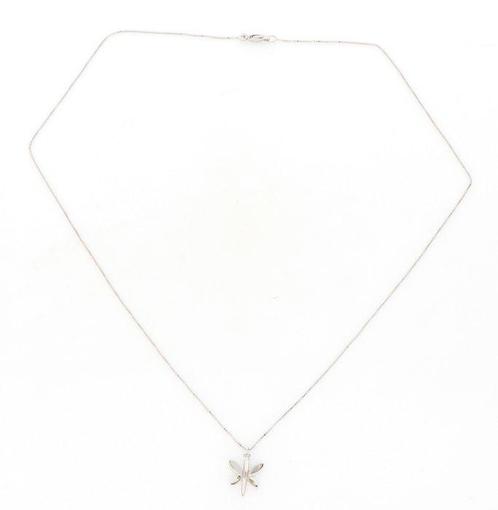 Zonder Minimumprijs - Ketting met hanger - 18 karaat Witgoud, Sieraden, Tassen en Uiterlijk, Antieke sieraden