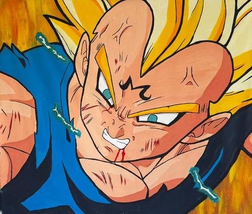 Banakkan - Majin Vegeta -Dragon Ball Z - Anime #9 XXL, Antiek en Kunst, Kunst | Schilderijen | Modern
