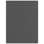 vidaXL Deurmat 80x120 cm antracietkleurig, Tuin en Terras, Deurmatten, Verzenden, Nieuw