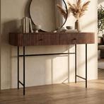 *WOONWINKEL* Sidetable Ribbel Hout 120 Cm, Huis en Inrichting, Tafels | Sidetables, Verzenden, Nieuw