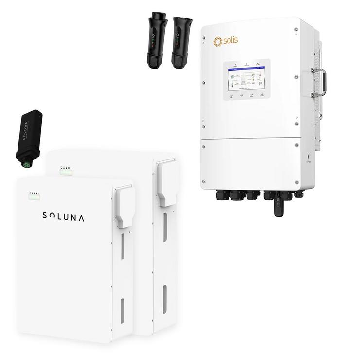 Solis S6 hybride omvormer 10 kW + 2 x Soluna 10 kWh, Auto-onderdelen, Accu's en Toebehoren, Nieuw, Ophalen of Verzenden