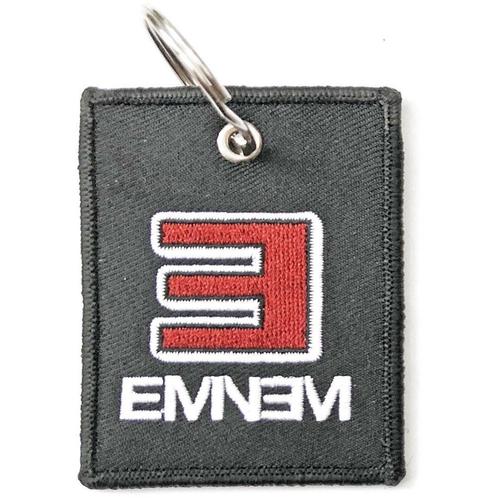 Eminem Reversed E Logo Patch Keychain officiële merchandise, Verzamelen, Muziek, Artiesten en Beroemdheden, Gebruiksvoorwerp, Nieuw