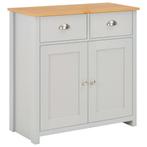 vidaXL Dressoir 79x35x81 cm grijs, Huis en Inrichting, Verzenden, Nieuw, 50 tot 100 cm, 25 tot 50 cm
