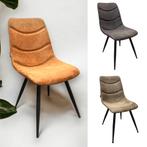 MX Sofa Eetkamerstoel Crazy | Cognac | Microvezel stof, Ophalen, Nieuw, Industrieel