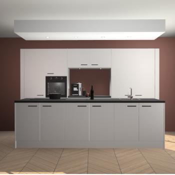 Zijdegrijze keuken Lodz 67644, Huis en Inrichting, Keuken | Complete keukens, Verzenden