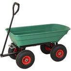 Tuinkar met Kiepfunctie – 50 Liter – Luchtbanden – 120 kg, Huis en Inrichting, Woonaccessoires | Thermometers, Ophalen of Verzenden