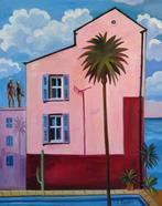 Yuri Denissov - Pink house by the sea. Large. Œuvre