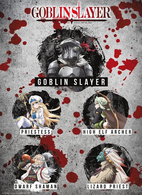 Poster Goblin Slayer Characters 38x52cm, Verzamelen, Posters, Nieuw, A1 t/m A3, Verzenden