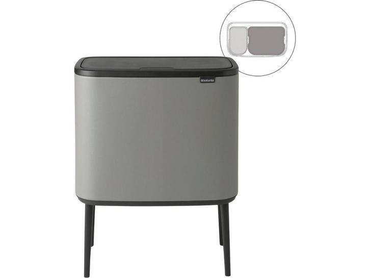 Brabantia Bo Touch Bin - Prullenbak - 34 l - Afvalscheiding, Huis en Inrichting, Woonaccessoires | Prullenbakken, Zo goed als nieuw