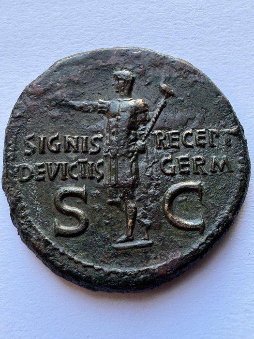 Romeinse Rijk. Caligula (37-41 n.Chr.). Dupondius for, Postzegels en Munten, Munten | Europa | Niet-Euromunten