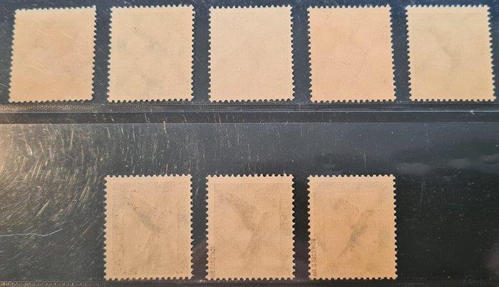 Duitse Rijk 1926 - Vliegpost adelaar - Michel 378 / 384, Postzegels en Munten, Postzegels | Europa | Duitsland