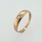 Zonder Minimumprijs - Ring - 9 kt. Geel goud Diamant, Sieraden, Tassen en Uiterlijk, Ringen, Nieuw