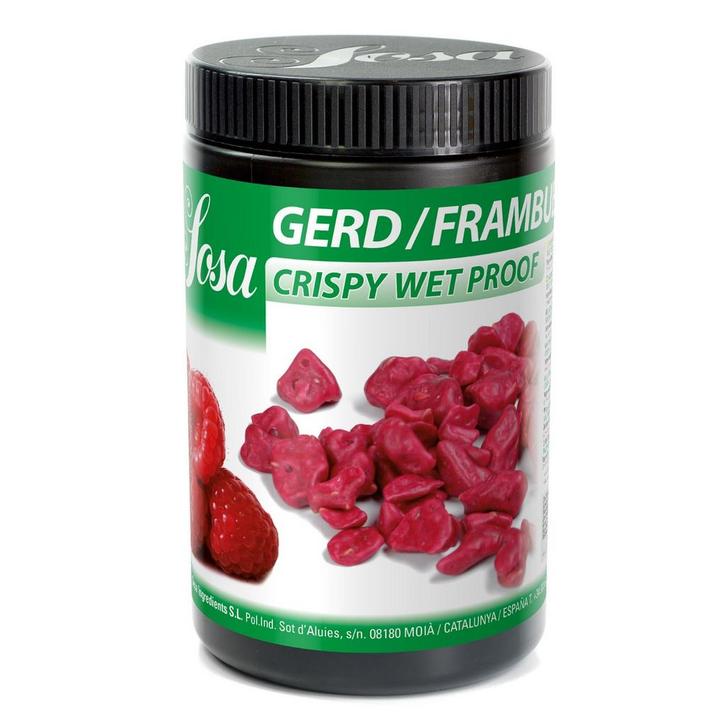 Sosa Crispy Gecoate Framboos Gevriesdroogd 400g, Hobby en Vrije tijd, Taarten en Cupcakes maken, Nieuw, Verzenden
