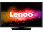 Lenco LED-2423BK - 24 HD LED TV - Draagbaar met 12V auto, Verzenden, Nieuw