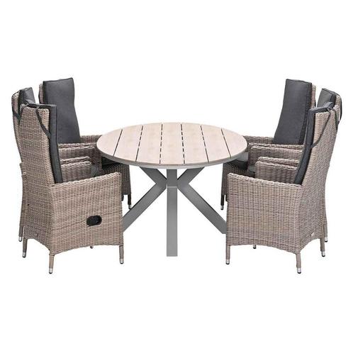 Garden Impressions Collin tuinset 7-delig - Tulli tuintafel, Tuin en Terras, Tuinsets en Loungesets, Verzenden