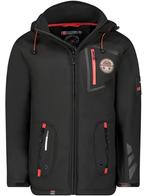 Canadian Peak Heren Softshell Jas Met Afneembare Capuchon, Kleding | Heren, Verzenden, Nieuw, Zwart