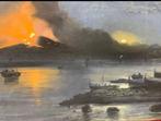 Italian school (XIX-XX) - Eruption of Vesuvius