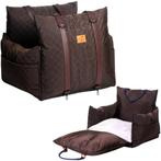 Luxe Honden autostoel  Royal+ Choco Waterproof Quilt, Ophalen of Verzenden, Nieuw