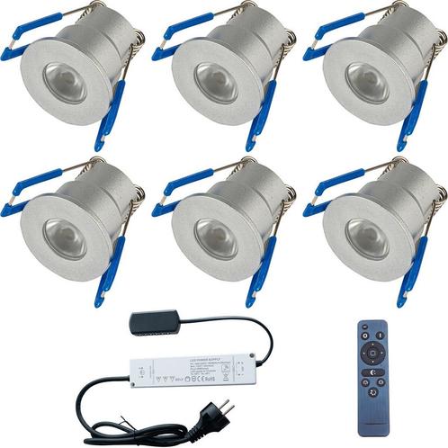LED Veranda Spot Complete Set - Velvalux - 6 Stuks - 3W -, Huis en Inrichting, Lampen | Spots, Plafondspot of Wandspot, Nieuw