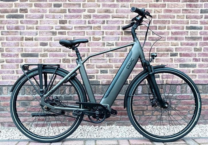 Demo Qwic Premium . Belt.54 Cm.Slechts 19 km.540Wh.Heren, Fietsen en Brommers, Elektrische fietsen, 50 km per accu of meer, Zo goed als nieuw
