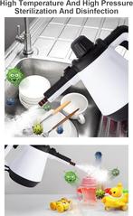 2dekans | ETLIFE Steam Cleaner, 1200 W, 3 Bar Steam, Ophalen of Verzenden