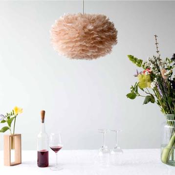 Umage EOS licht bruine verenlamp | Medium Ø45 cm | Koordset beschikbaar voor biedingen