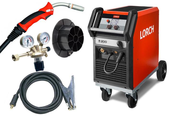Lorch R 200 ControlPro set 25 MIG/MAG lasapparaat 4 meter, Doe-het-zelf en Verbouw, Gereedschap | Lasapparaten, Nieuw, Ophalen of Verzenden