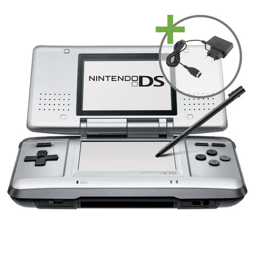 Nintendo DS Original - Silver, Spelcomputers en Games, Spelcomputers | Nintendo DS, Zo goed als nieuw, Ophalen of Verzenden