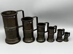 complete set antieke inhoudsmaten vochtmaten geijkt -