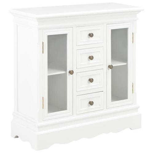 Dressoir 70cm Wit Grenen - Retourdeal - 47% Korting!, Huis en Inrichting, Kasten | Dressoirs, 50 tot 100 cm, 25 tot 50 cm, Nieuw