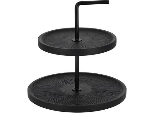 XEMM Serveertoren - Etagere - Mango hout - 2 laags - 26 x, Huis en Inrichting, Keuken | Servies, Nieuw, Verzenden