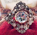 Zonder Minimumprijs - Ring - 9 kt. Roségoud, Zilver, Nieuw